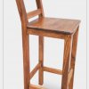 banco alto con respaldo lustre